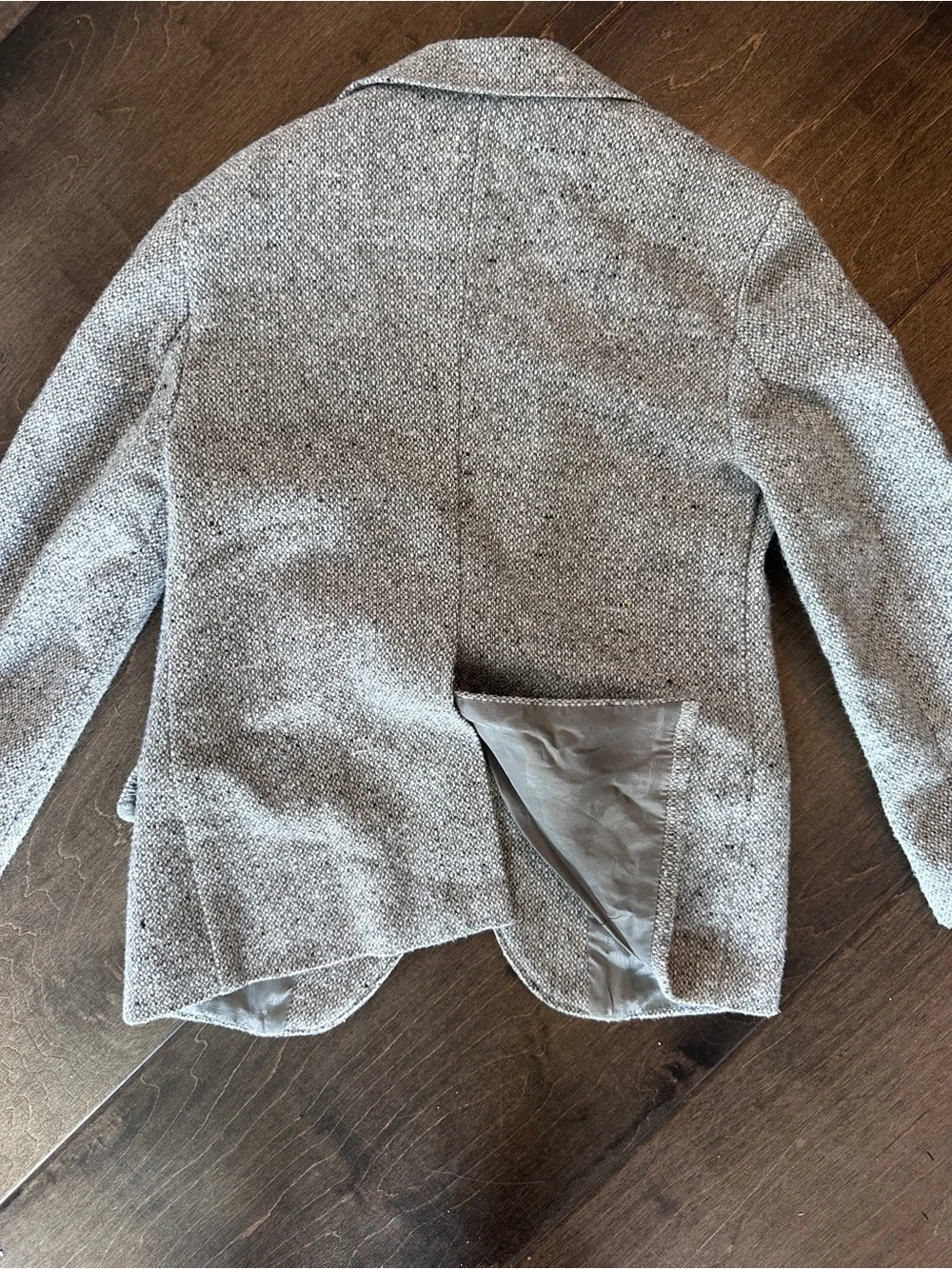 Boys Grey Tweed Blazer - Casual & Tailored size 7/8